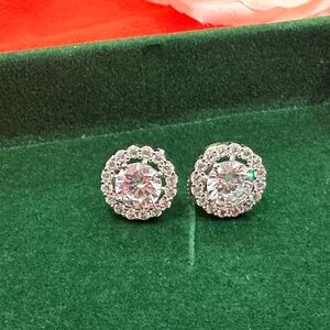 Elegant American Diamond Stud Earrings